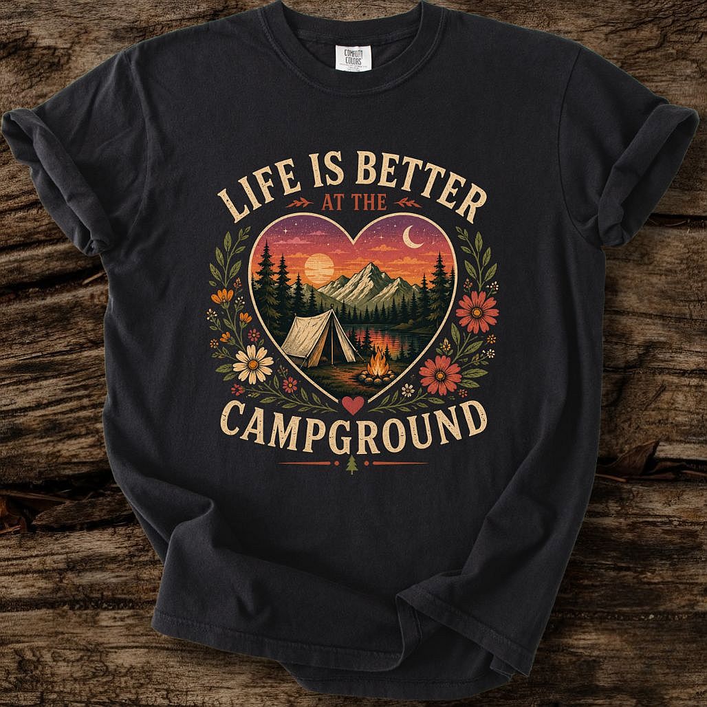 Life Is Better At The Campground T-Shirt