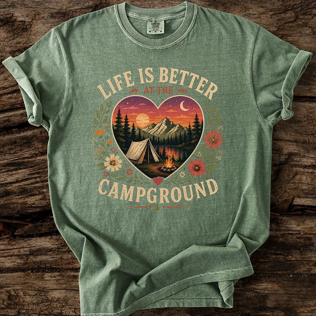 Life Is Better At The Campground T-Shirt