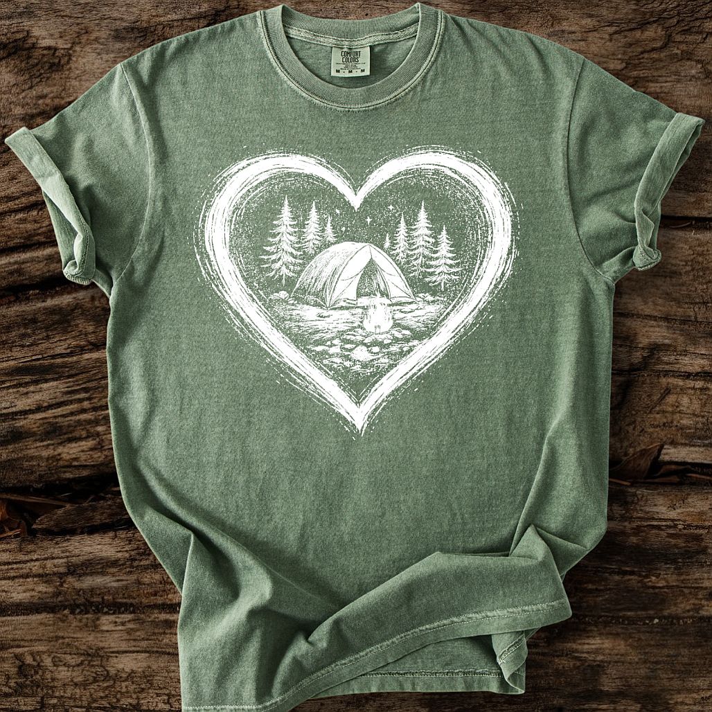Camping Heart T-Shirt