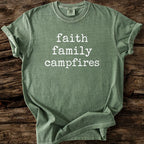 Faith Family Campfires T-Shirt
