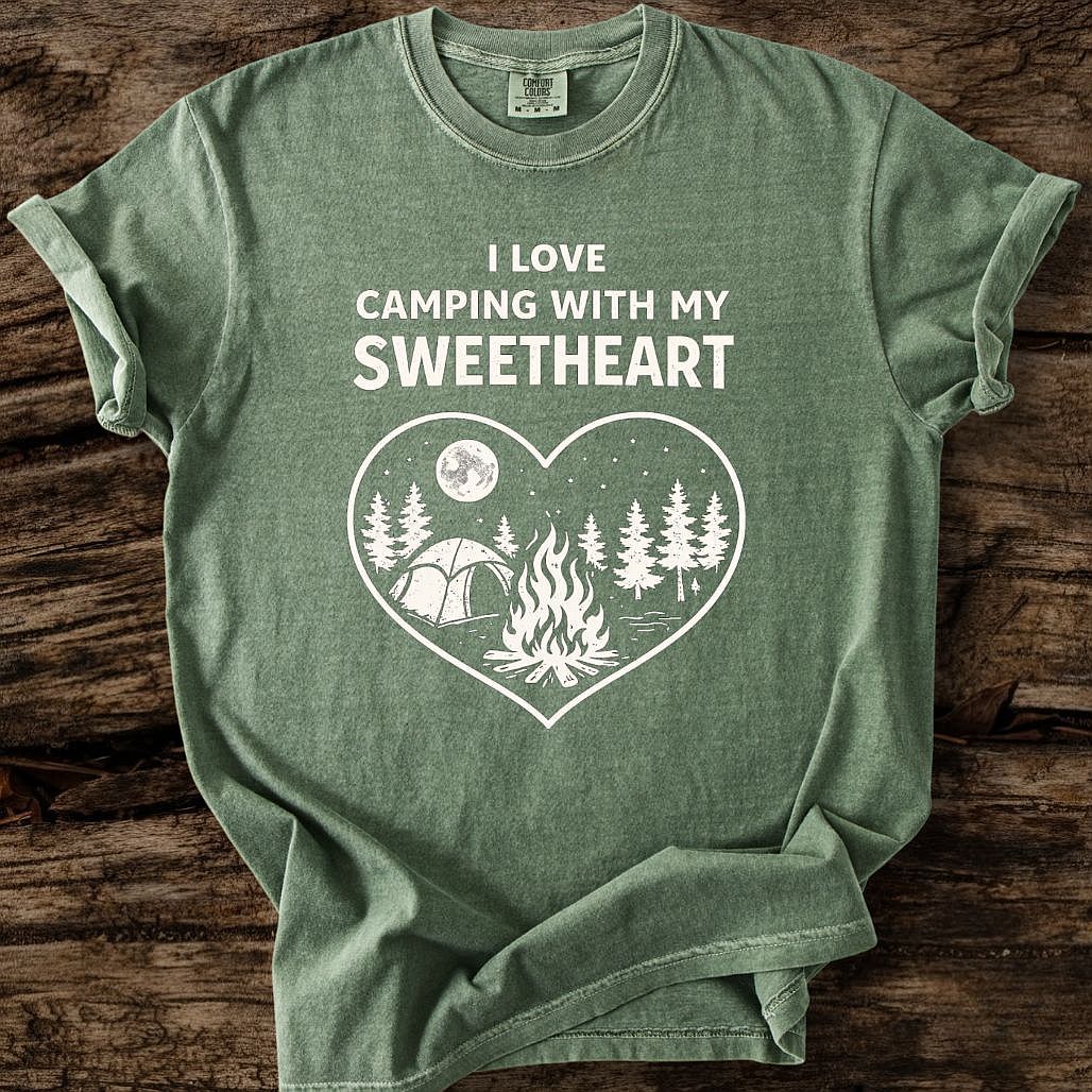 Camping With My Sweetheart T-Shirt