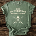 This Southern Boy Fishes & Camps T-Shirt