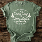 Camp Days And Starry Nights T-Shirt