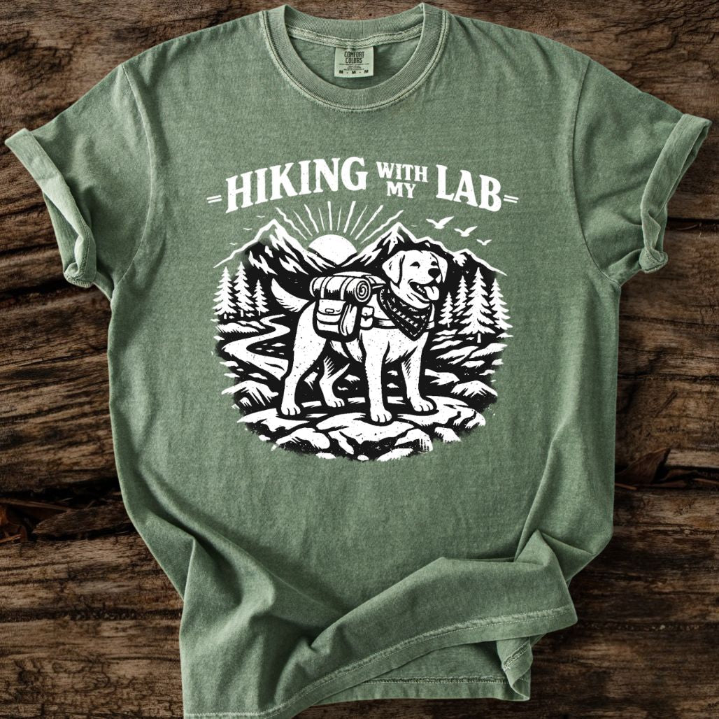 Hiking With My Lab T-Shirt