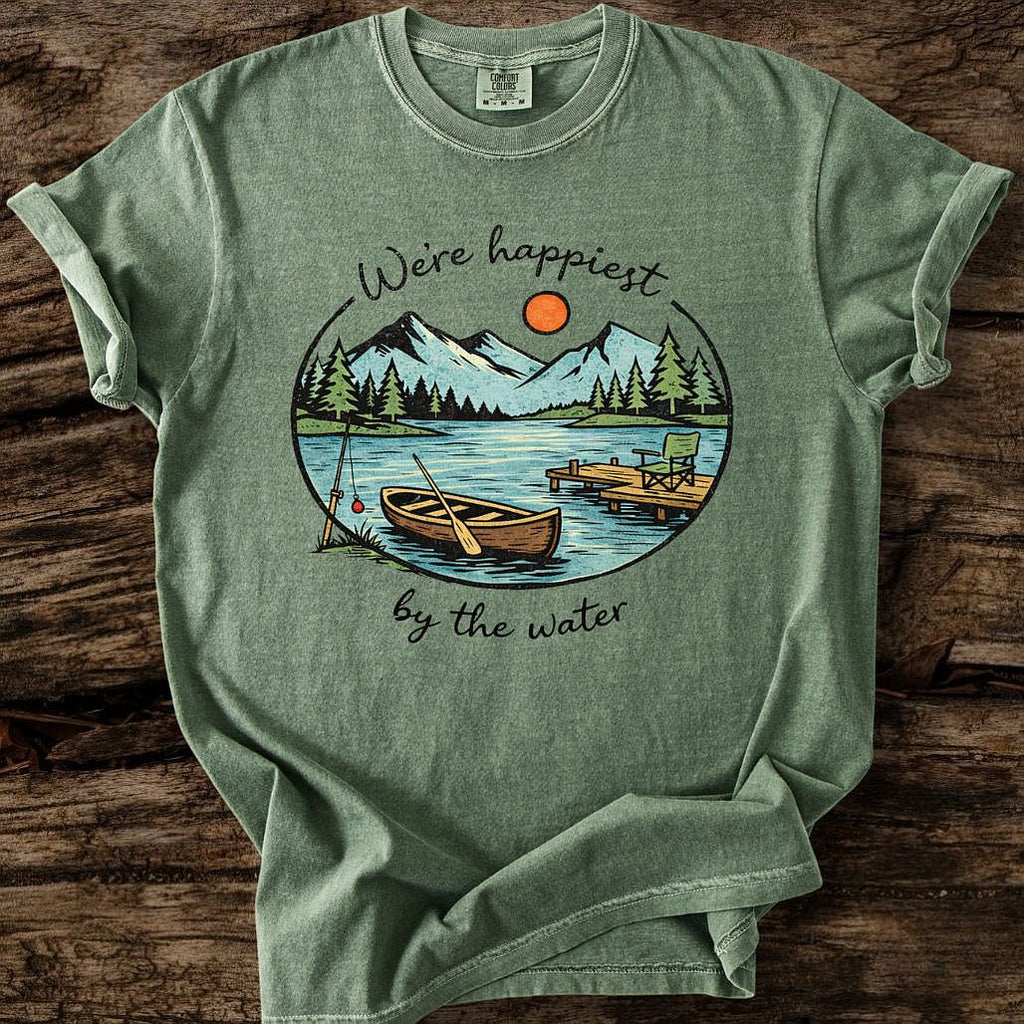 We're Happiest By The Water T-Shirt
