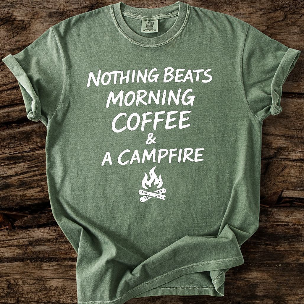 Morning Coffee & Campfire T-Shirt