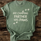 My Camping Partner Has Paws T-Shirt