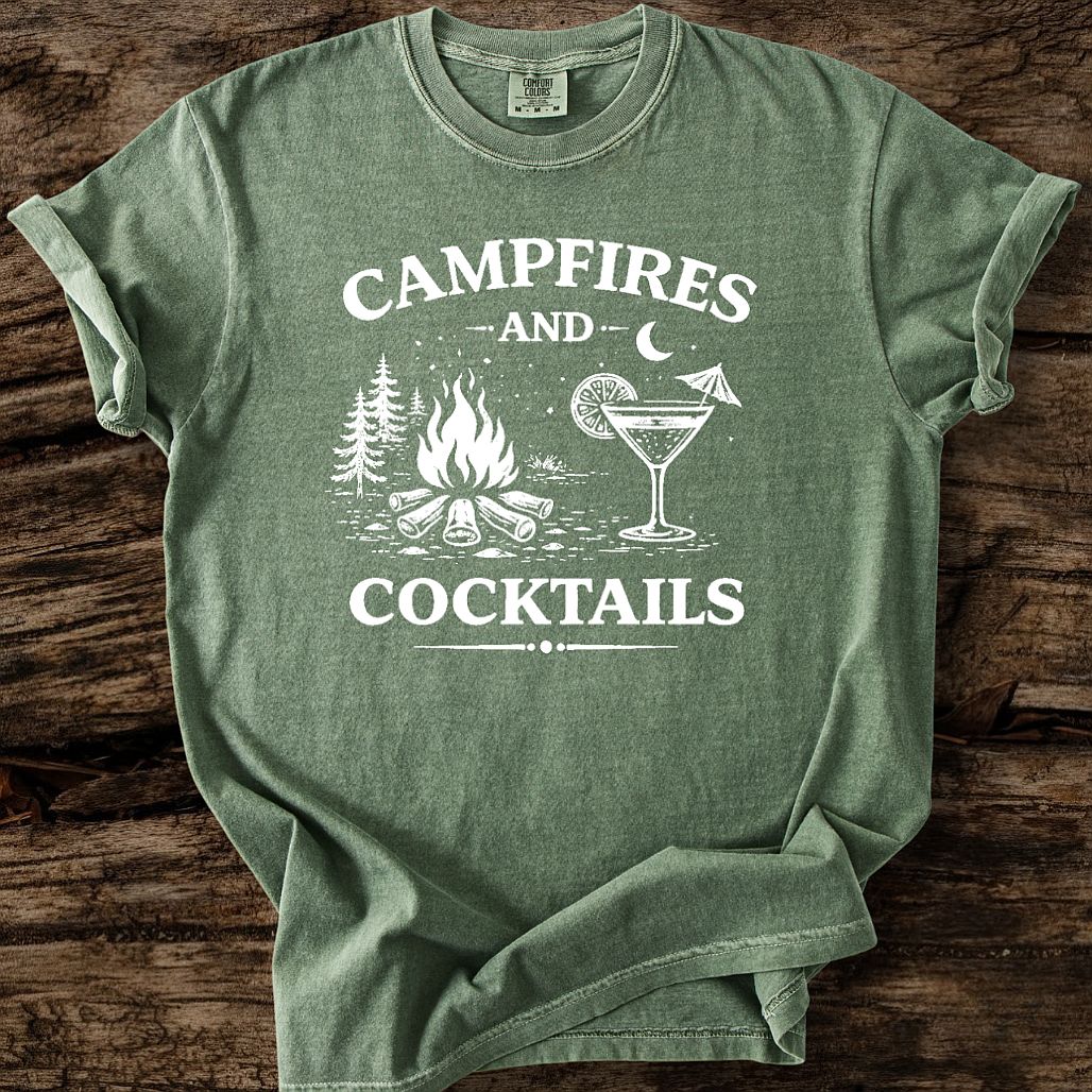 Campfires And Cocktails T-Shirt