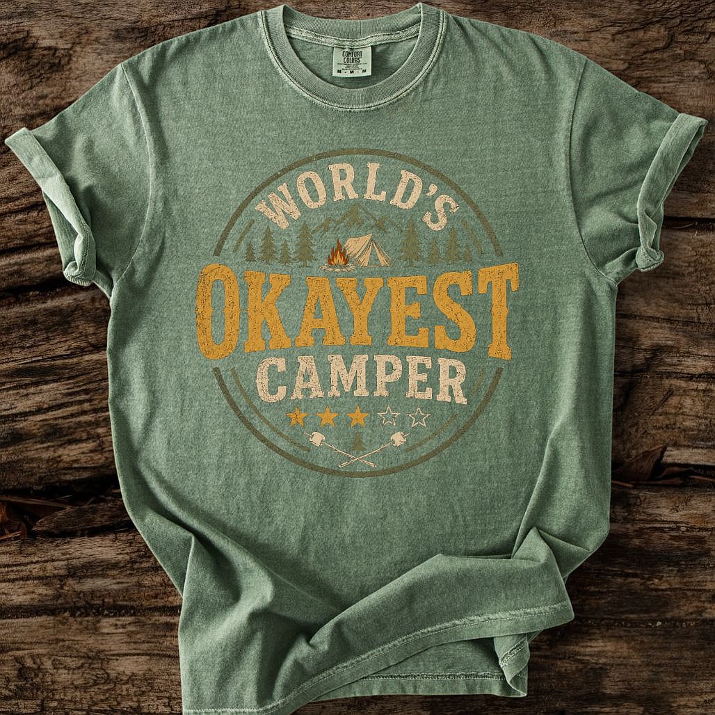 World's Okayest Camper T-Shirt