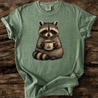 Camp Coffee Raccoon T-Shirt