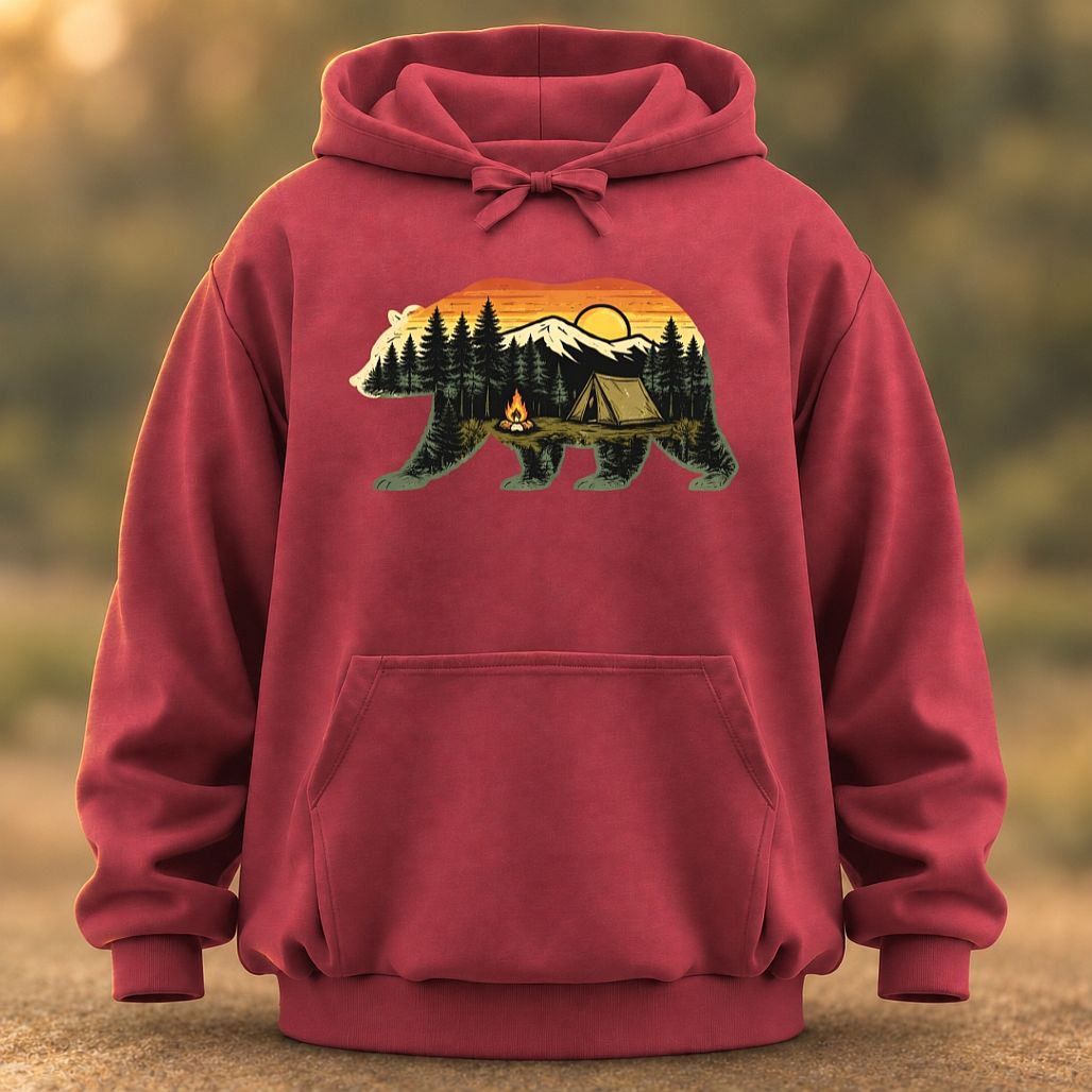 Bear Silhouette Hoodie