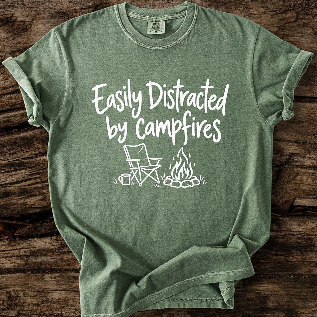 Easily Distracted By Campfires T-Shirt