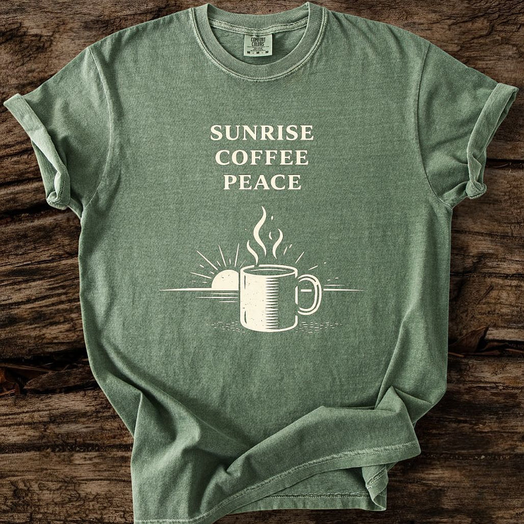 Sunrise Coffee Peace T-Shirt