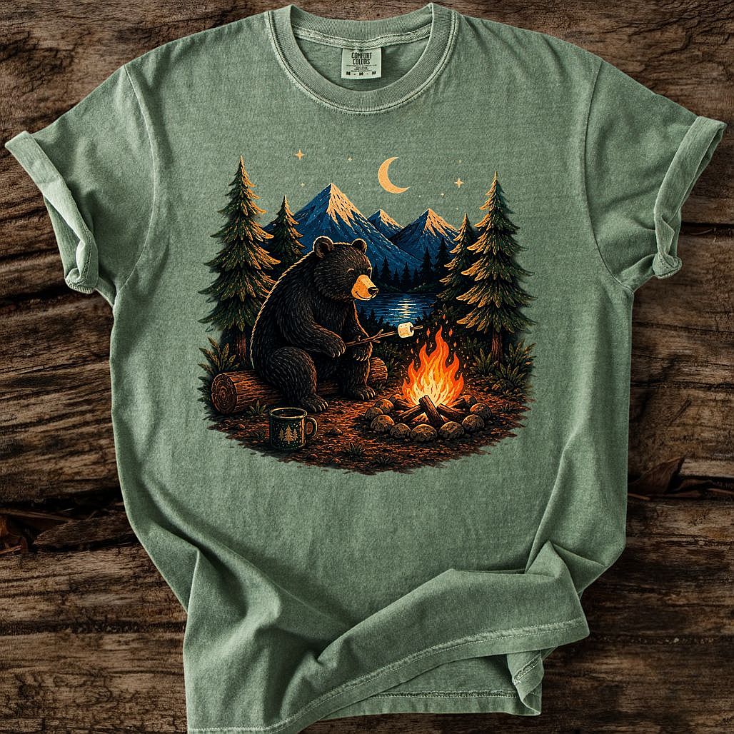 Campfire Bear T-Shirt