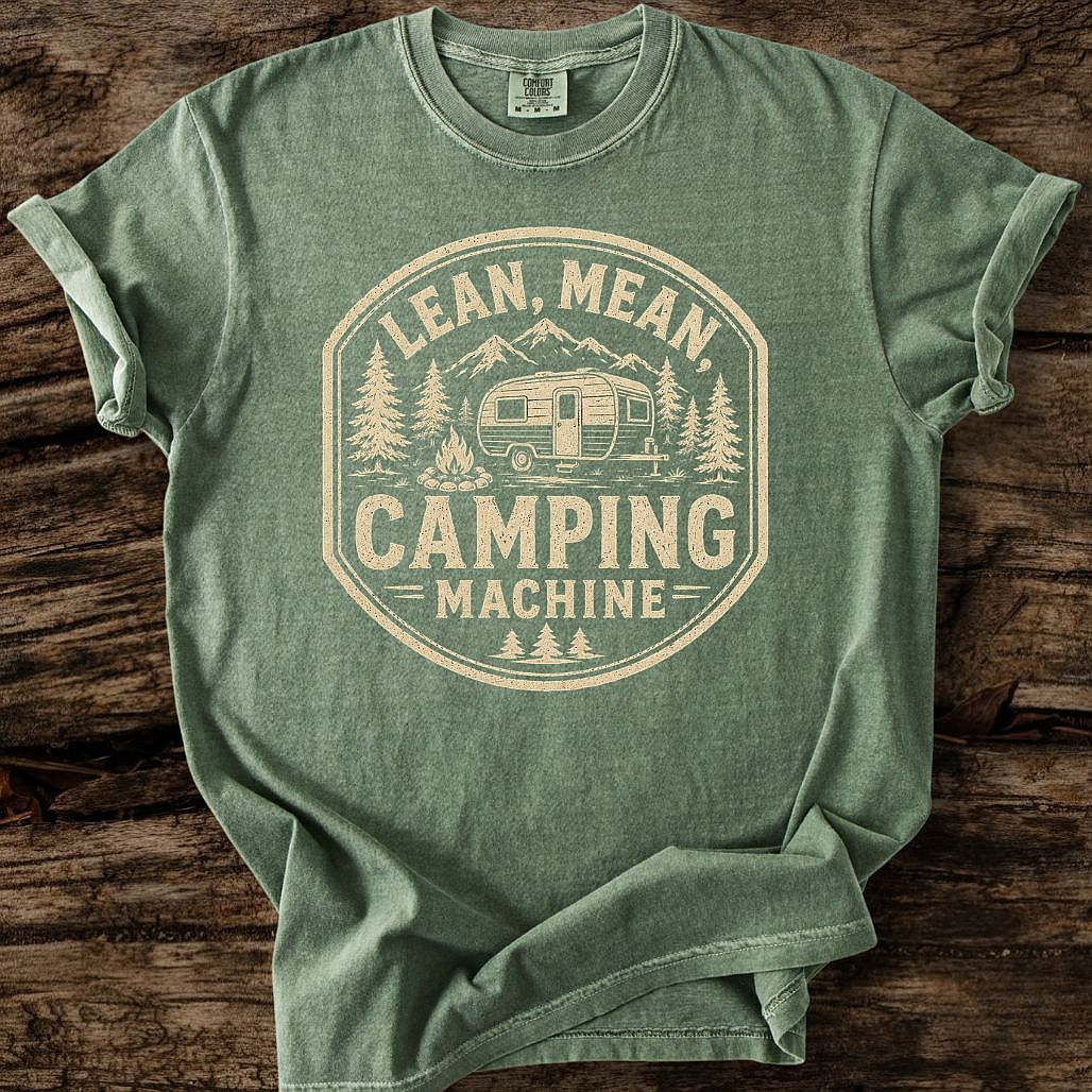 Lean Mean Camping Machine T-Shirt