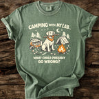 Camping With My Lab - What Could Go Wrong? T-Shirt