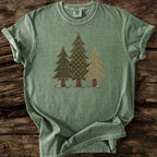 3 Pines Faux Patchwork T-Shirt