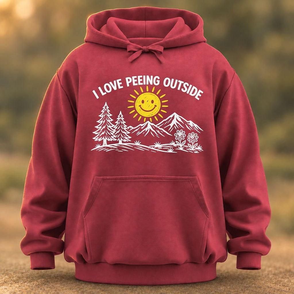 I Love Peeing Outside Hoodie