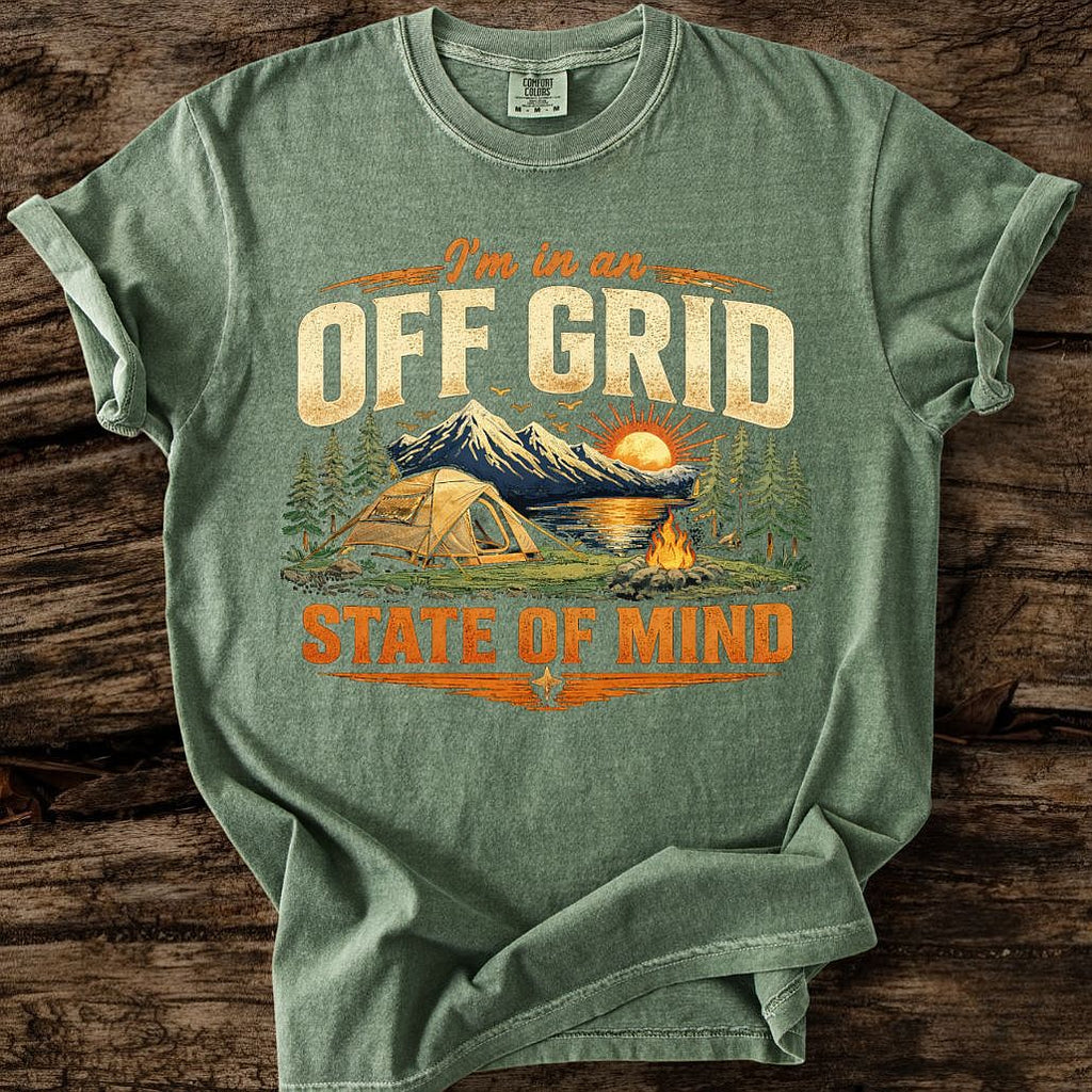 Off Grid State Of Mind (Color) T-Shirt