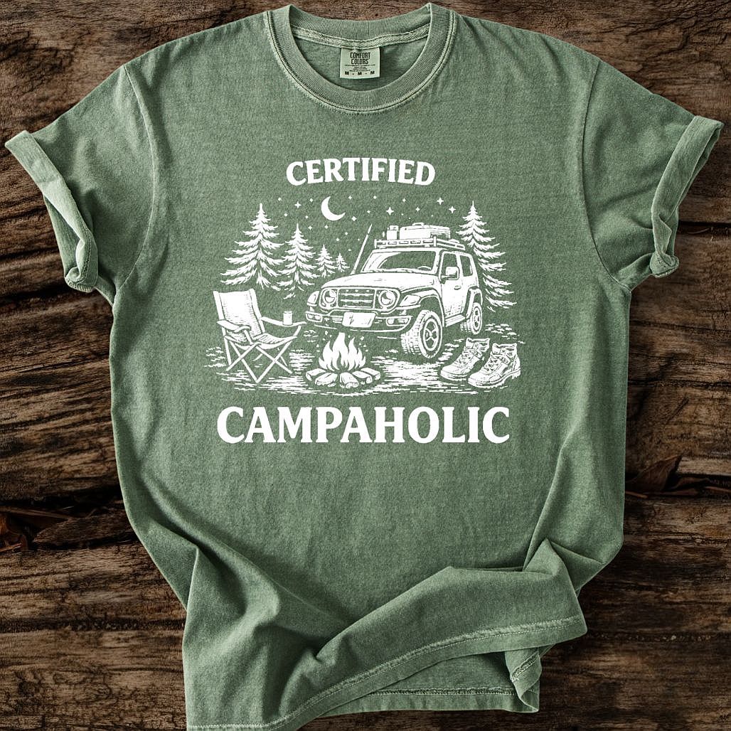 Certified Campaholic T-Shirt