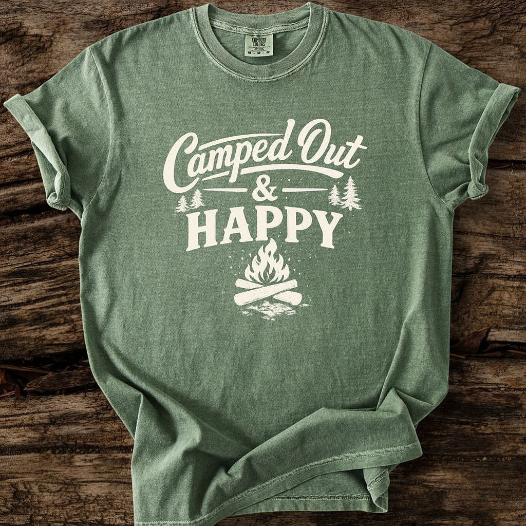Camped Out & Happy T-Shirt