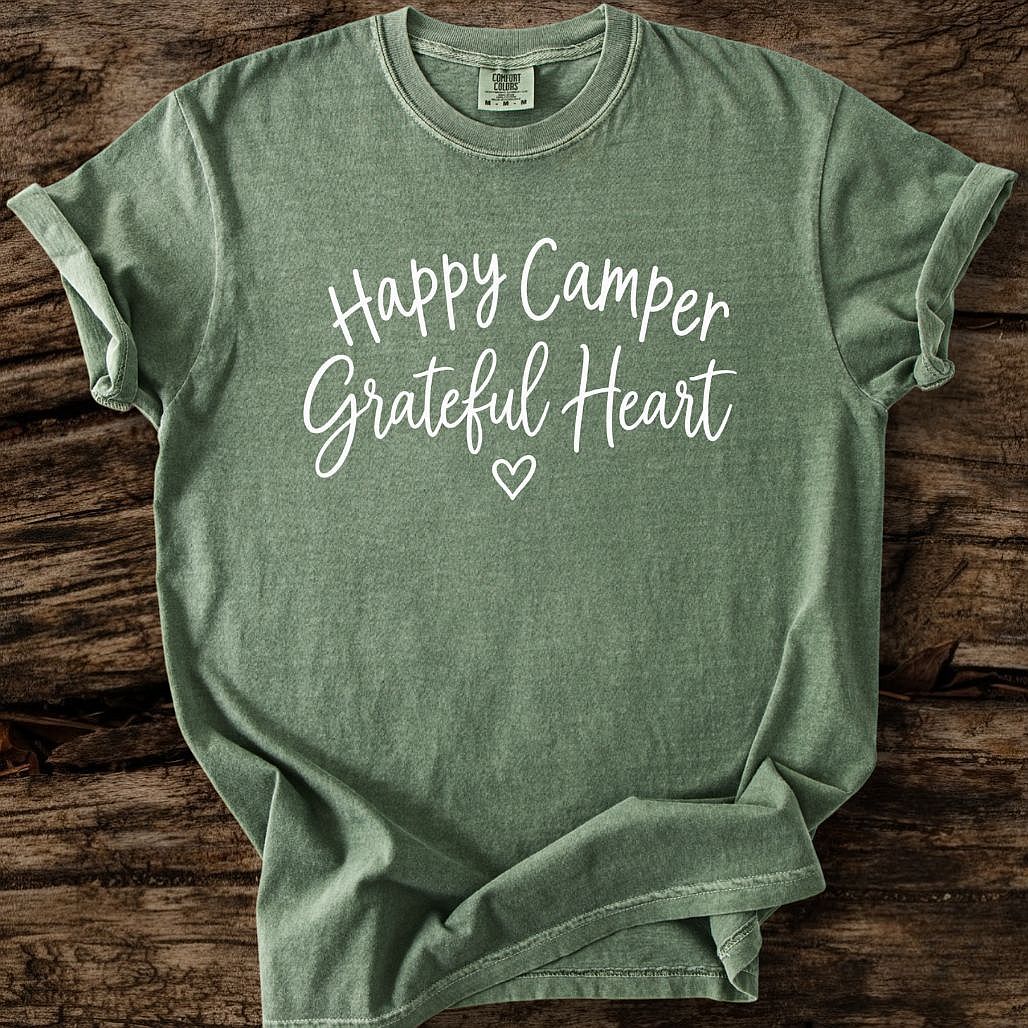 Happy Camper Grateful Heart T-Shirt