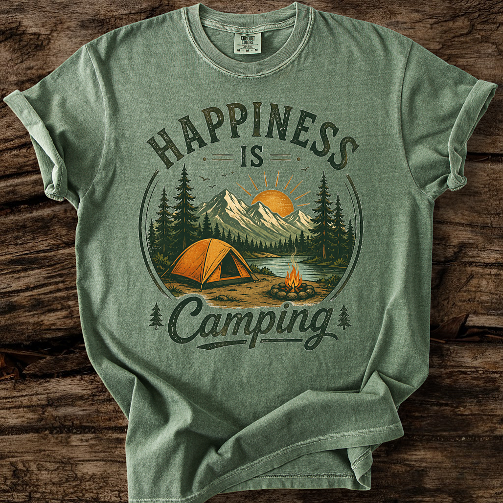 Happiness Is Camping T-Shirt