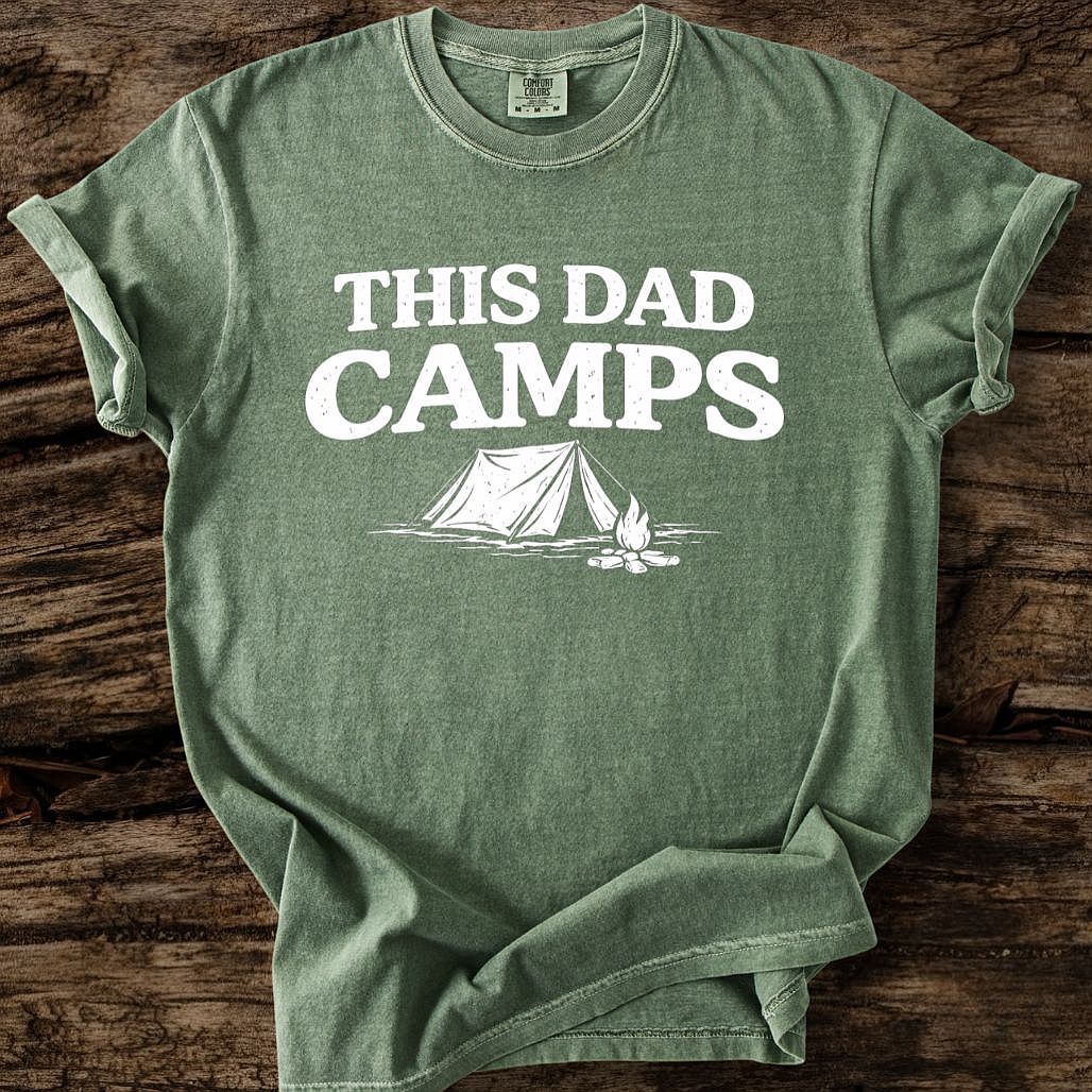 This Dad Camps T-Shirt