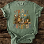 Trail Friends Faux Patchwork T-Shirt