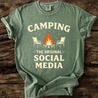 Camping: The Original Social Media T-Shirt
