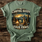 My Camping Buddy Has Four Paws T-Shirt