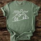 Open Range White Print T-Shirt
