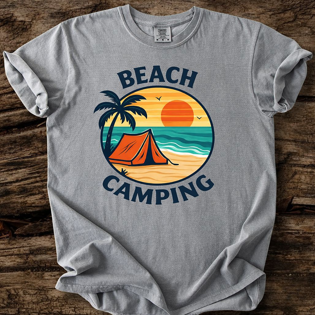 Beach Camping T-Shirt