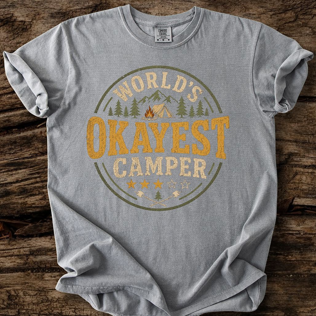 World's Okayest Camper T-Shirt