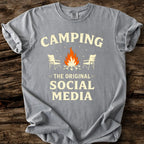 Camping: The Original Social Media T-Shirt