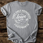 Take Only Memories, Leave Only Footprints T-Shirt