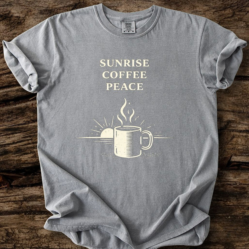 Sunrise Coffee Peace T-Shirt