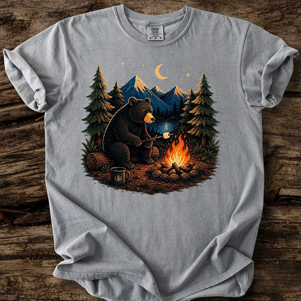 Campfire Bear T-Shirt