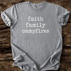 Faith Family Campfires T-Shirt