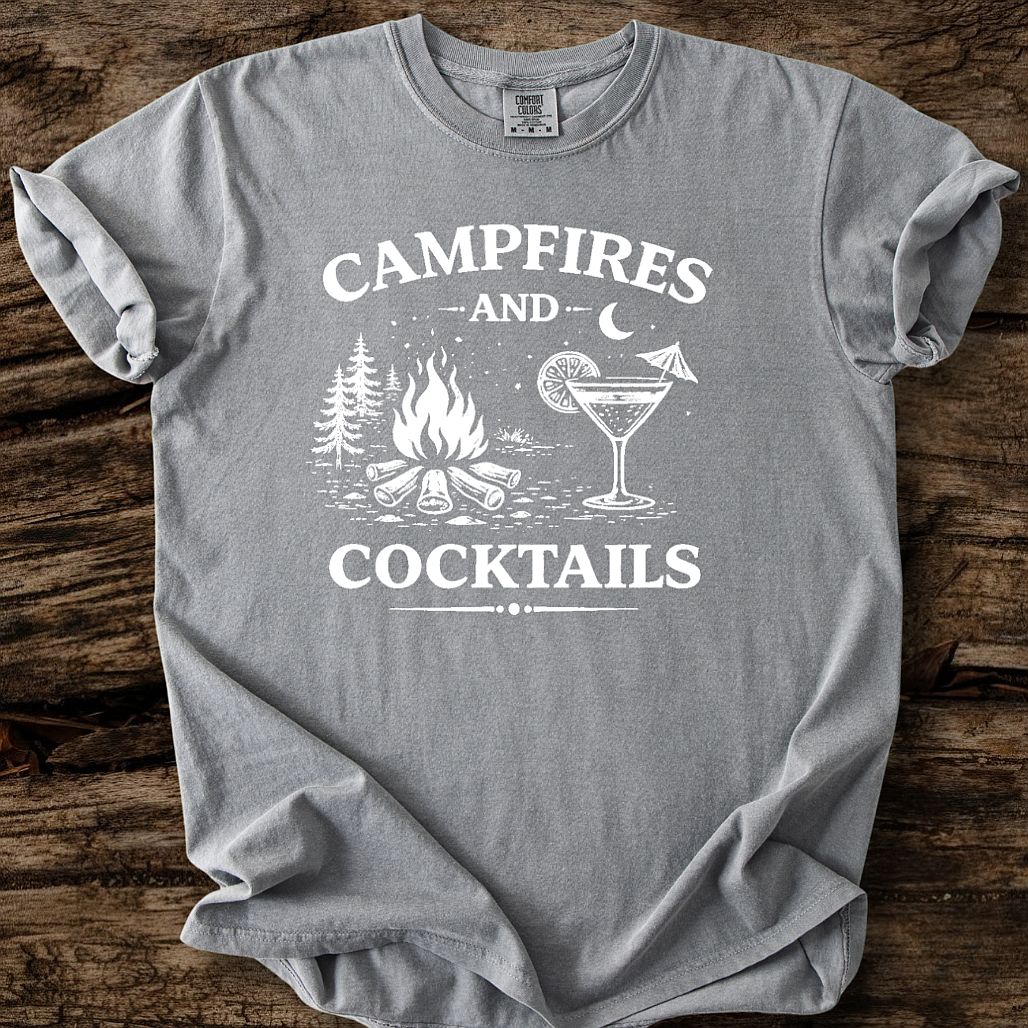 Campfires And Cocktails T-Shirt