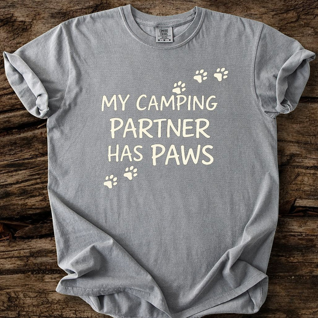 My Camping Partner Has Paws T-Shirt