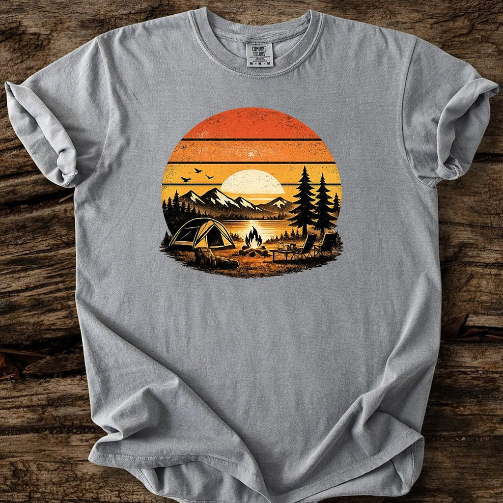 Retro Sunset Camp T-Shirt