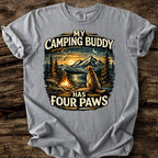 My Camping Buddy Has Four Paws T-Shirt