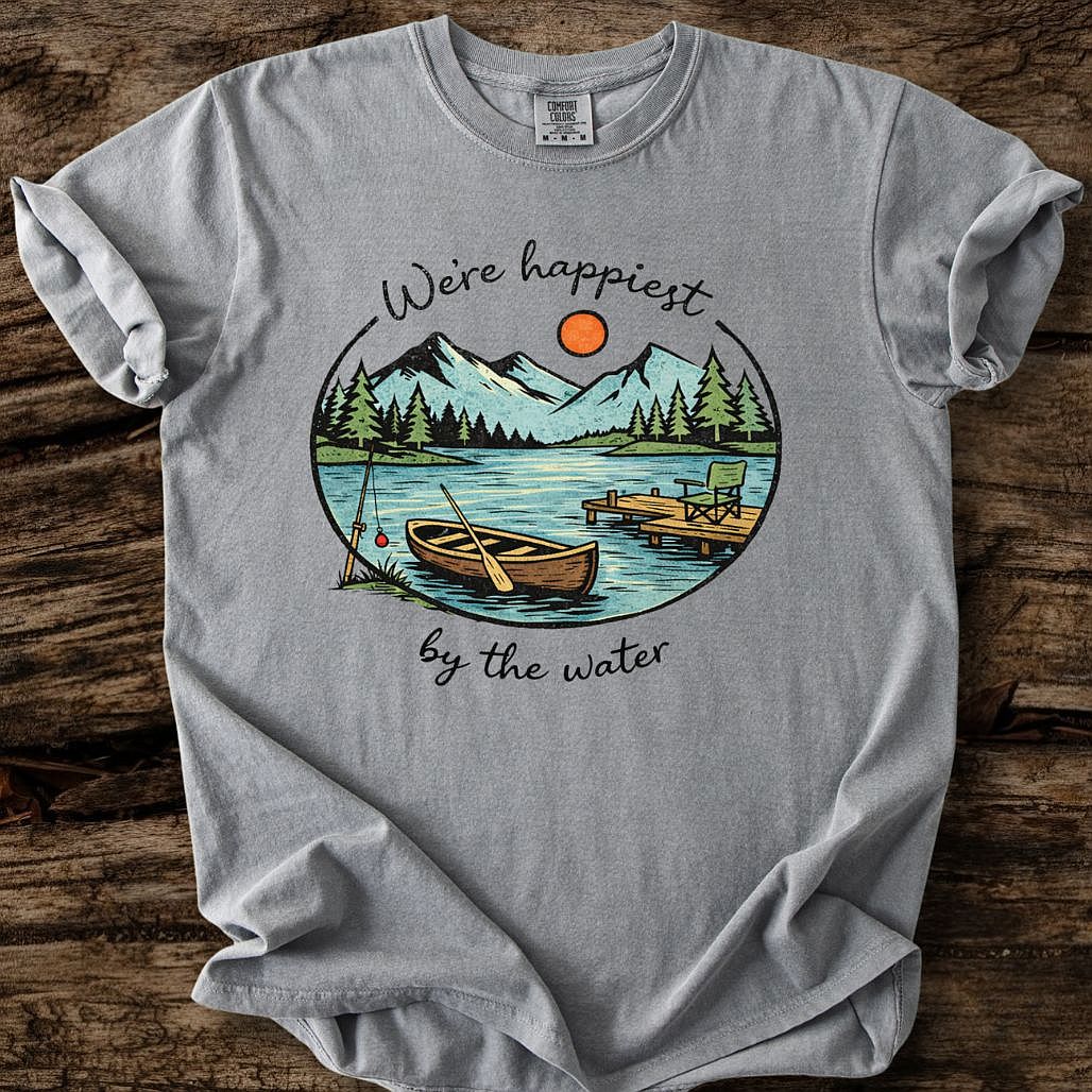 We're Happiest By The Water T-Shirt