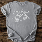 Open Range White Print T-Shirt