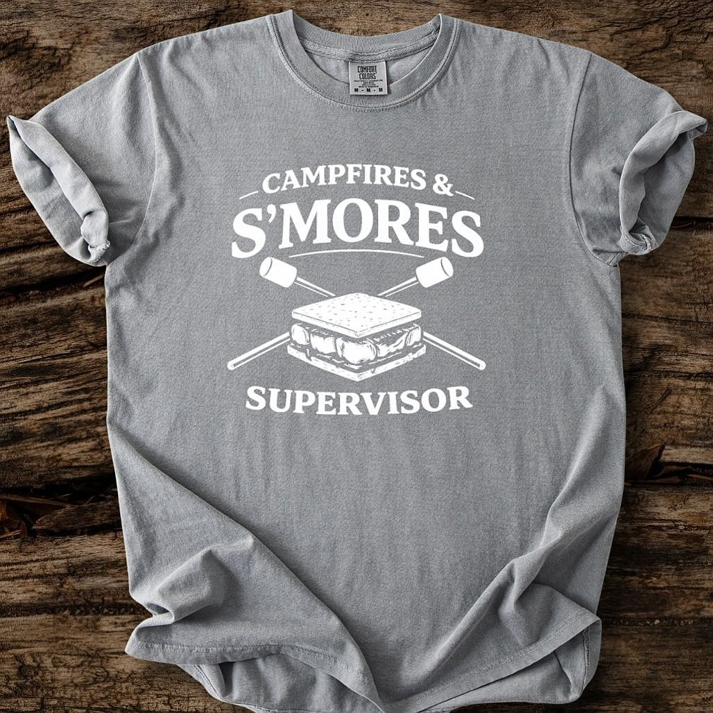 Campfires & S'mores Supervisor T-Shirt