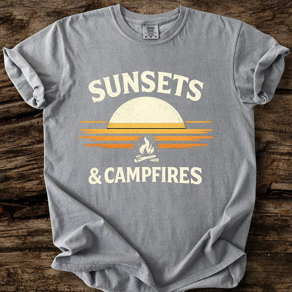 Sunsets & Campfires T-Shirt