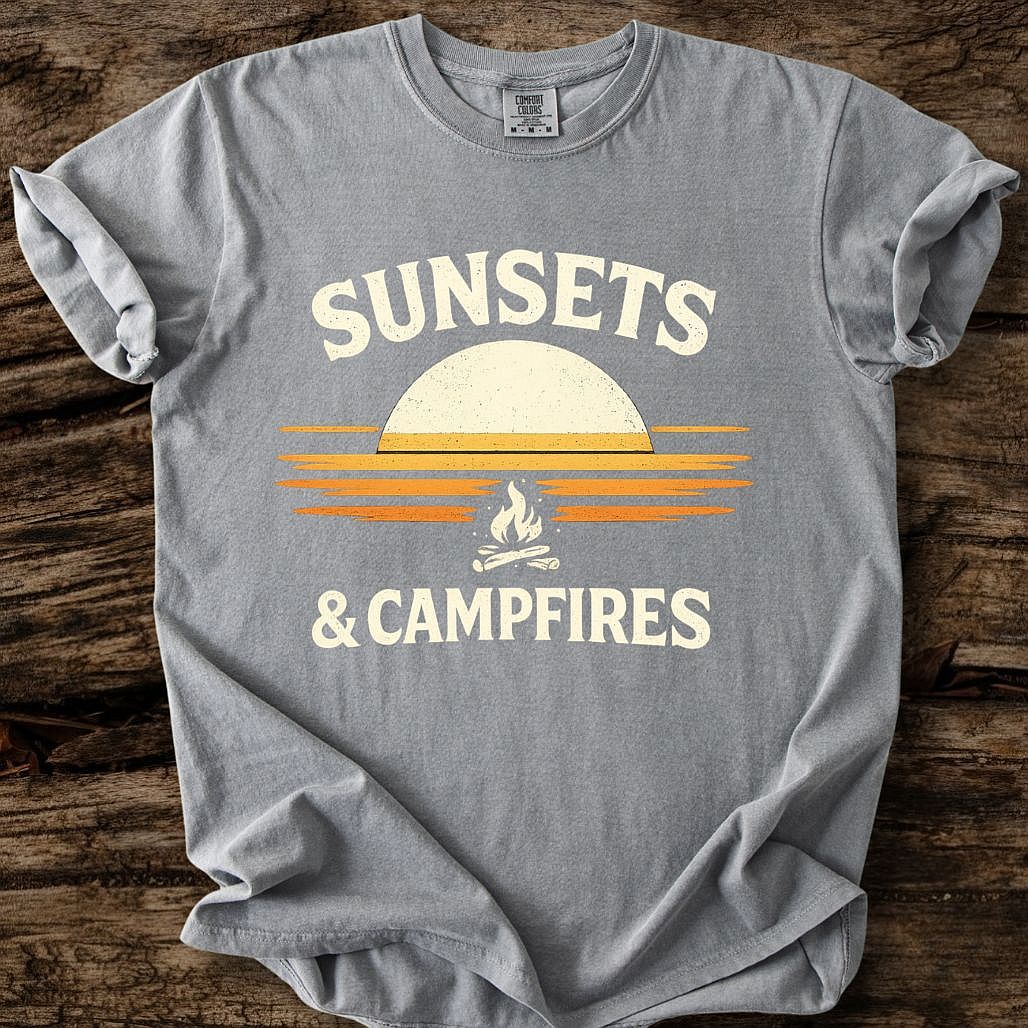 Sunsets & Campfires T-Shirt