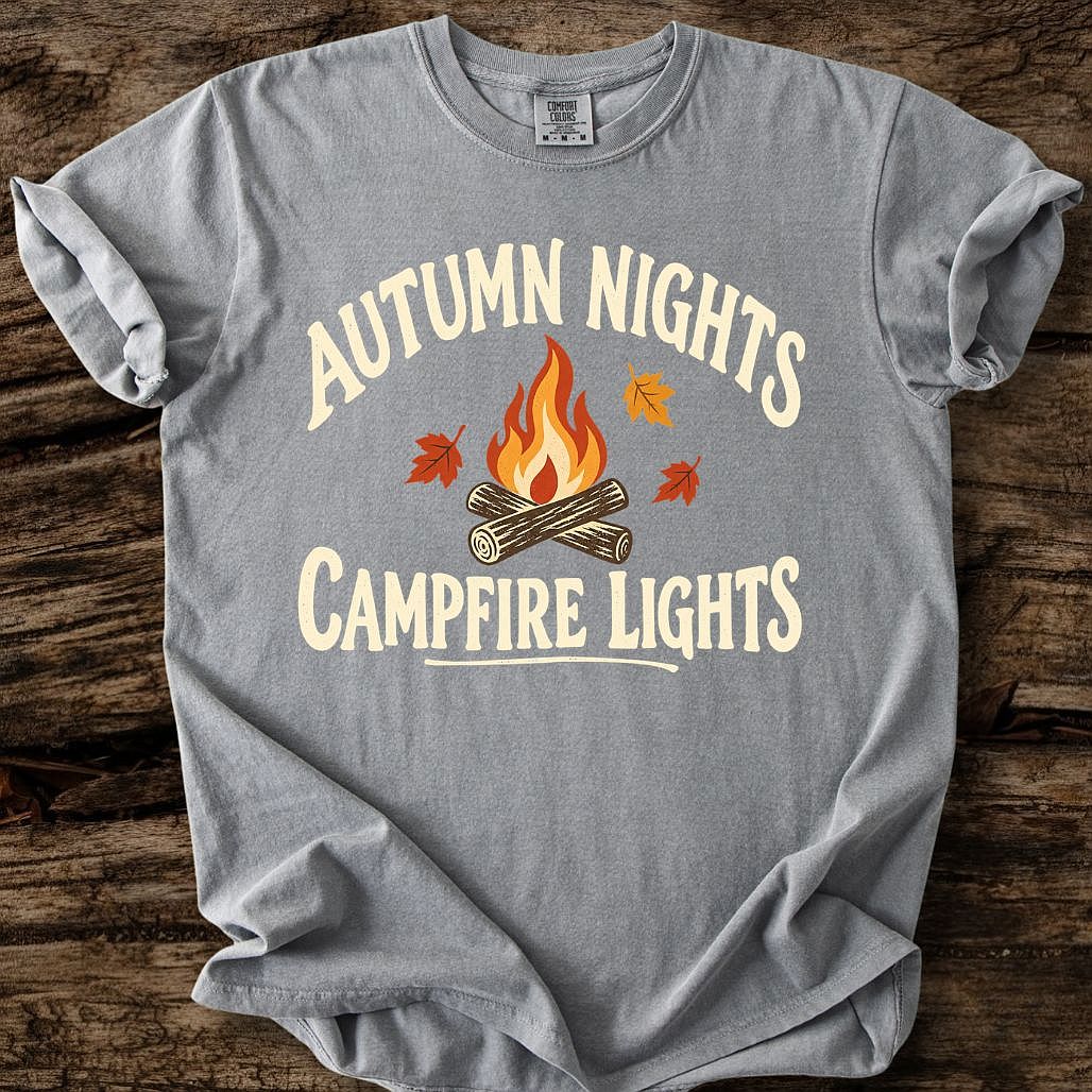 Autumn Nights - Campfire Lights T-Shirt