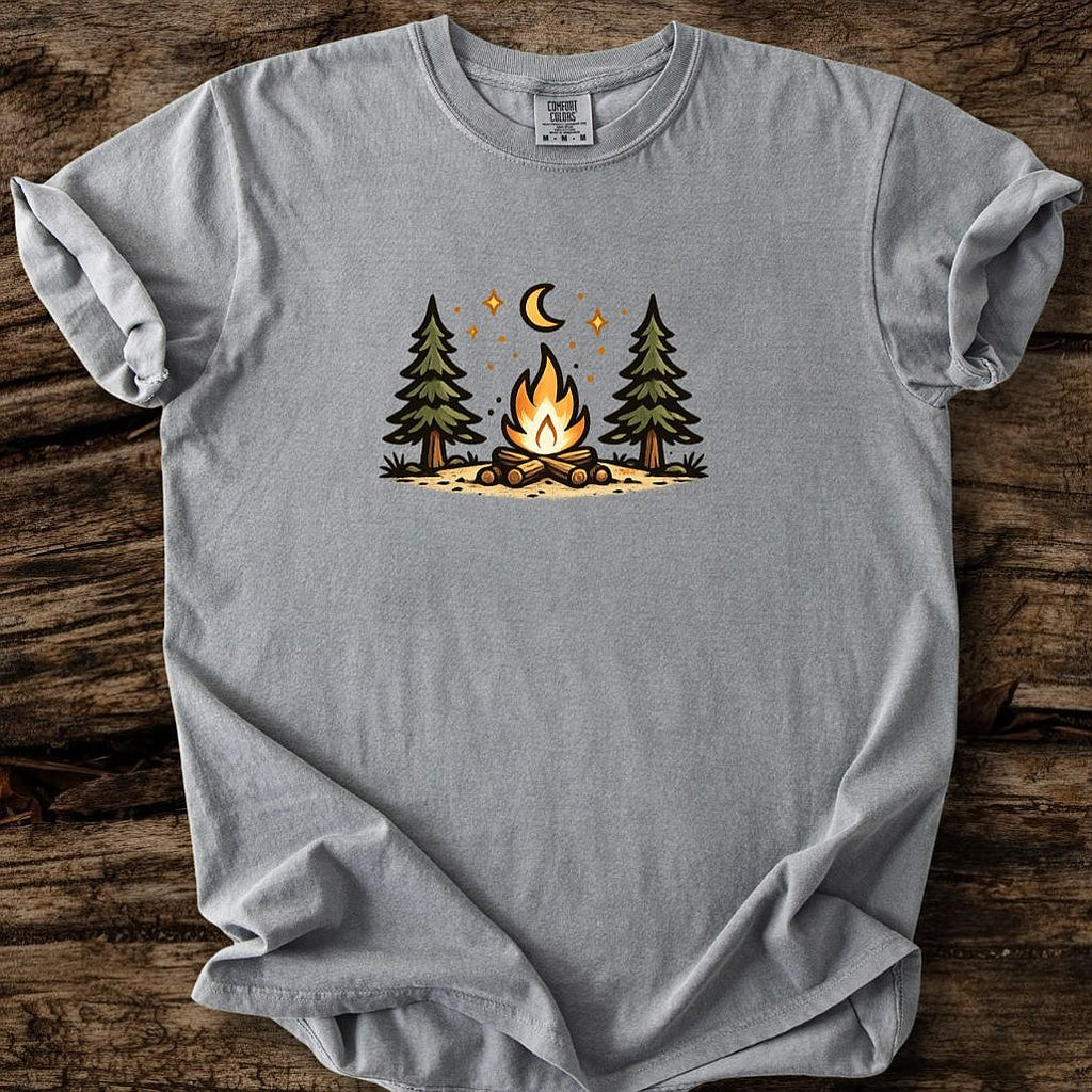 Midnight Campfire - Small Print T-Shirt